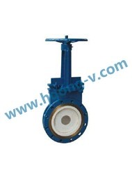 DIN high performance aluminium ceramic knife gate valve